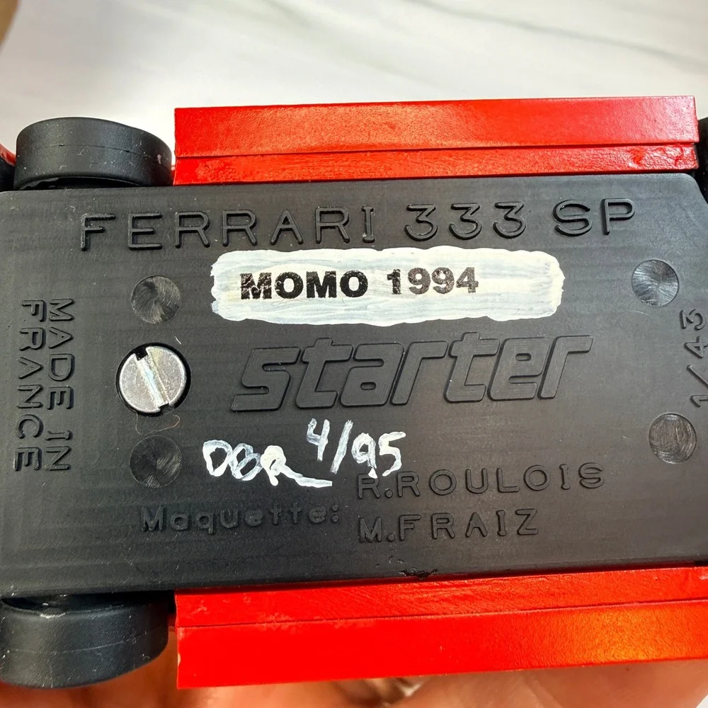 Ferrari 333 SP Momo 1994 Starter 1:43 Scale Model Built by Robb Brown Red